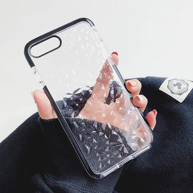Gyémánt texturált iPhone tok