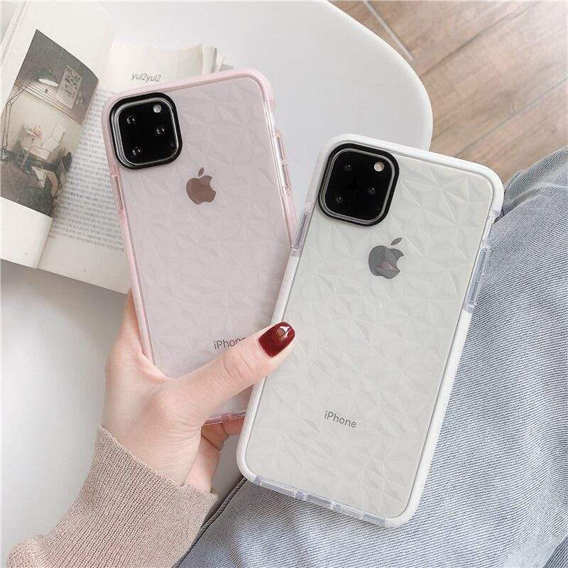 Gyémánt texturált iPhone tok