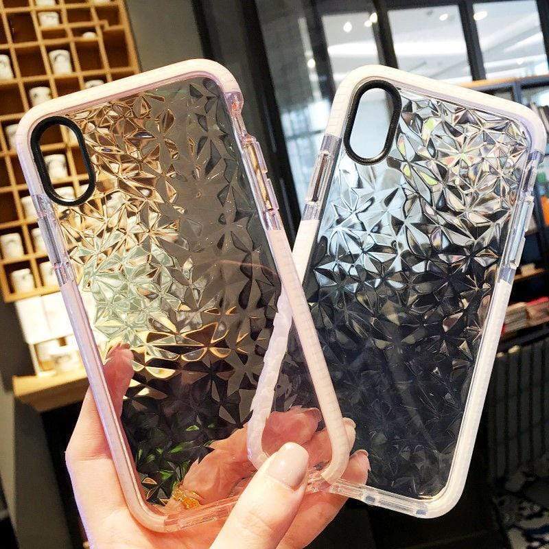 Gyémánt texturált iPhone tok