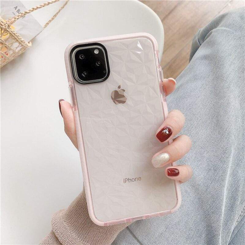 Gyémánt texturált iPhone tok