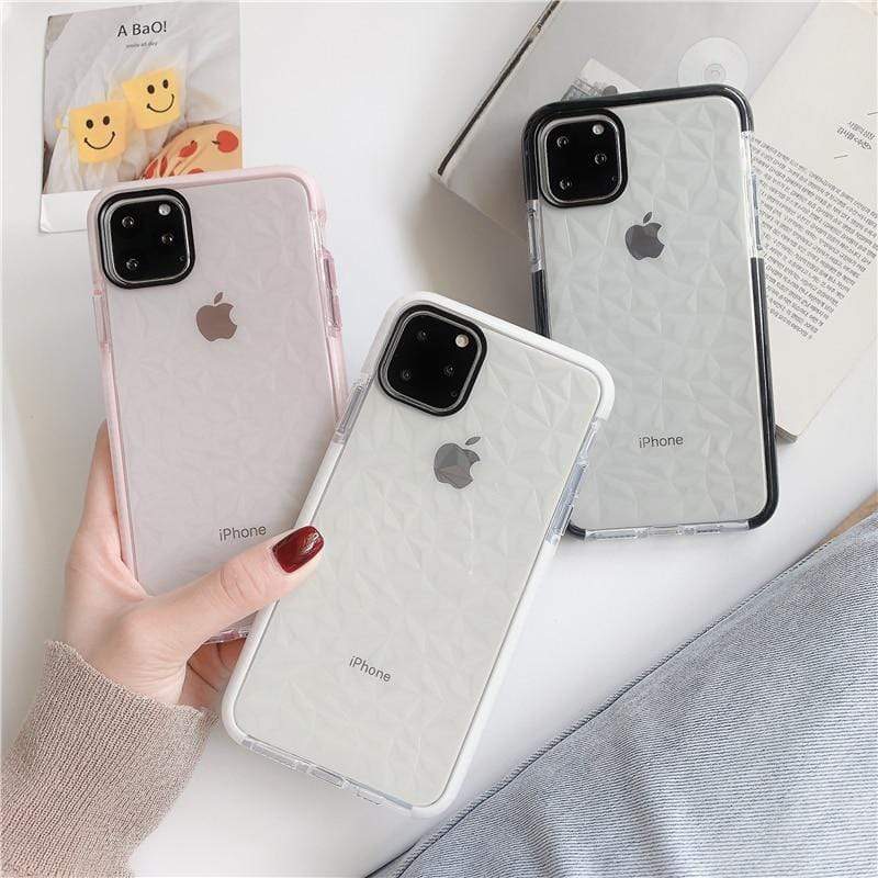 Gyémánt texturált iPhone tok