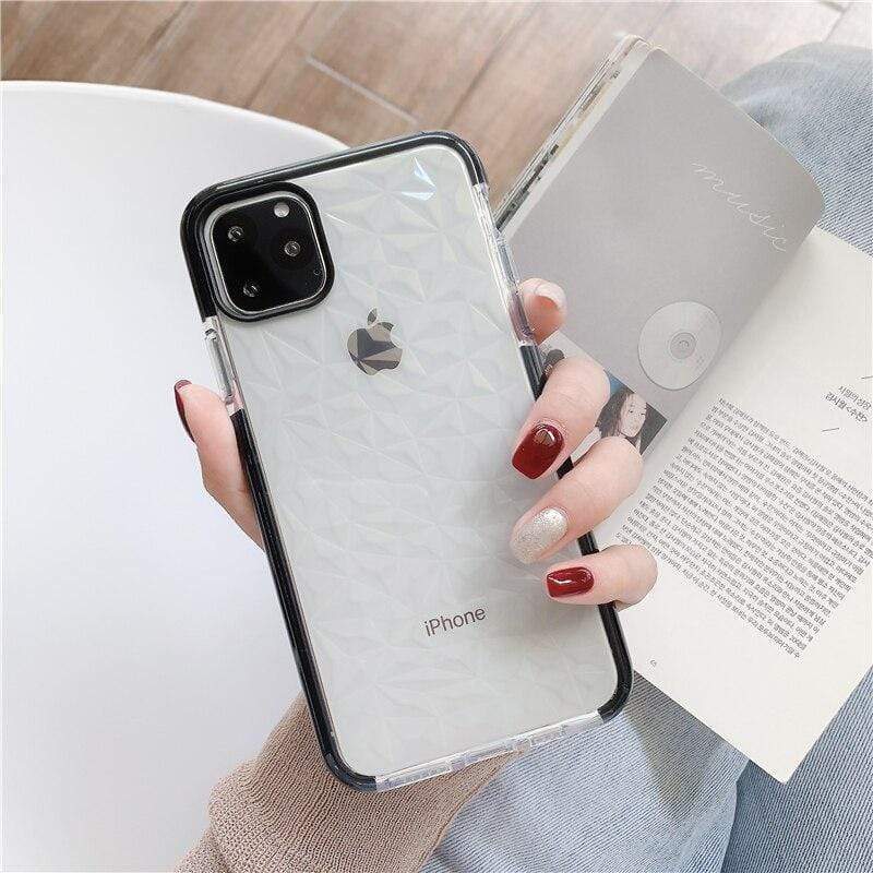 Gyémánt texturált iPhone tok