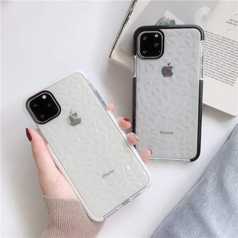 Gyémánt texturált iPhone tok