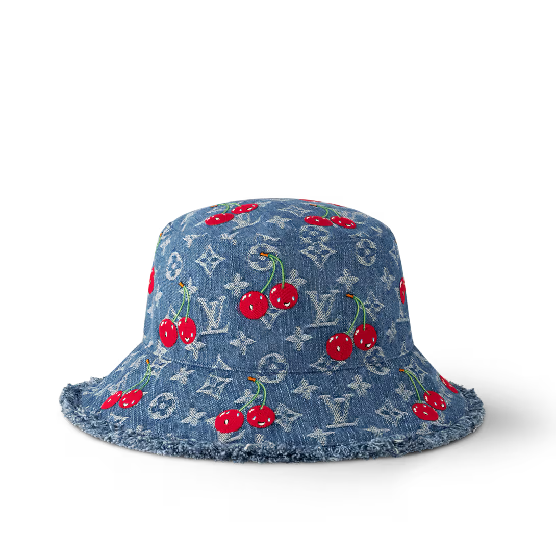 Søt kirsebærmønsterhatt, et must for fashionistas