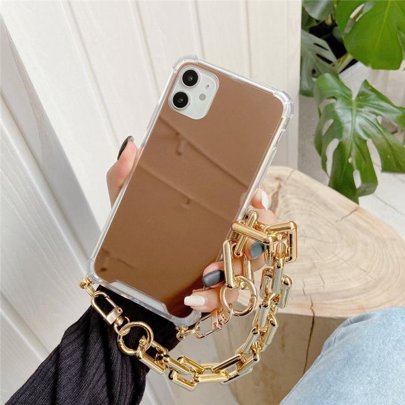 Fashionista Mirror Chain Case iPhone