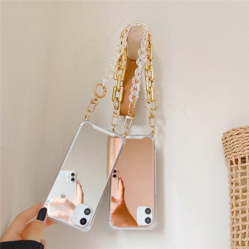 Fashionista Mirror Chain Case iPhone