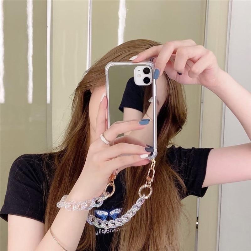 Fashionista Mirror Chain Case iPhone