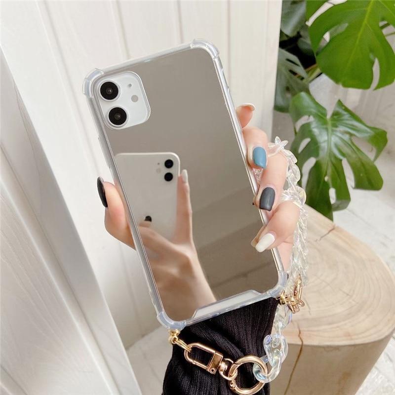 Fashionista Mirror Chain Case iPhone