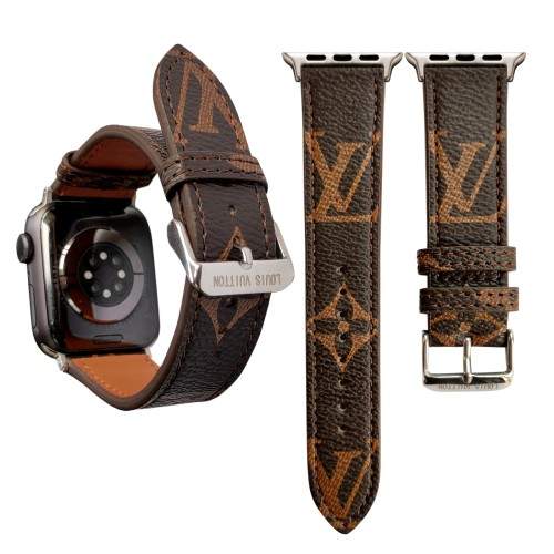 Klassisk brun luksuriøs stropp for Apple Watch -band