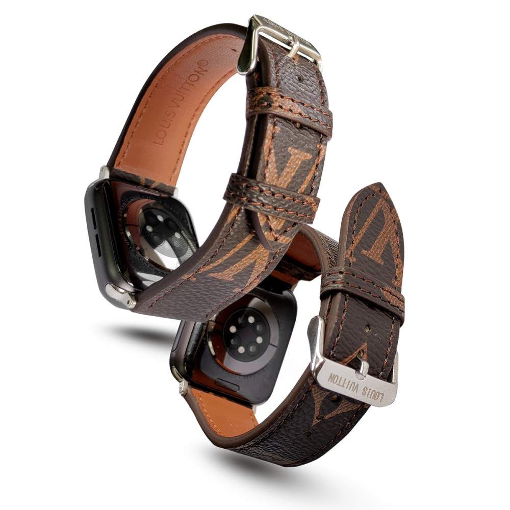 Klassisk brun luksuriøs stropp for Apple Watch -band