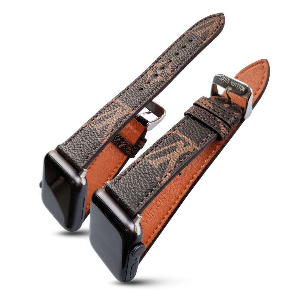 Klassisk brun luksuriøs stropp for Apple Watch -band