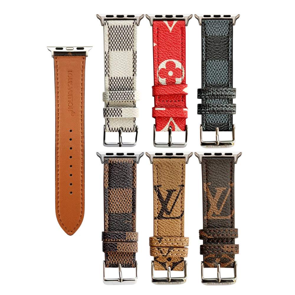 Klassisk brun luksuriøs stropp for Apple Watch -band