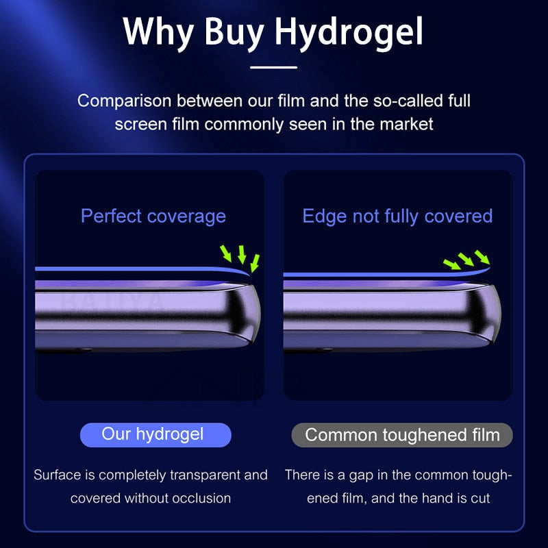 Premium -hydrogeelin näytönsuoja Samsungille