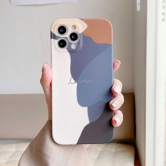 Hue absztrakt iPhone tok