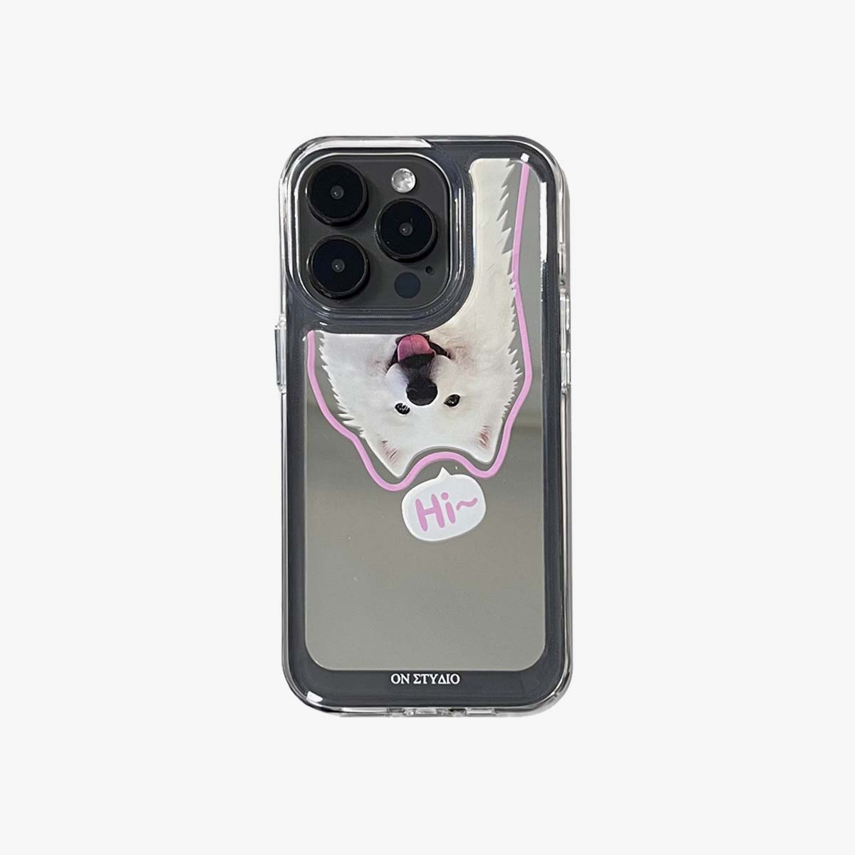 Tükör iPhone tok | Pár macskák és kutyák szia (vásárolj 2 és 50% -ot kapj le)