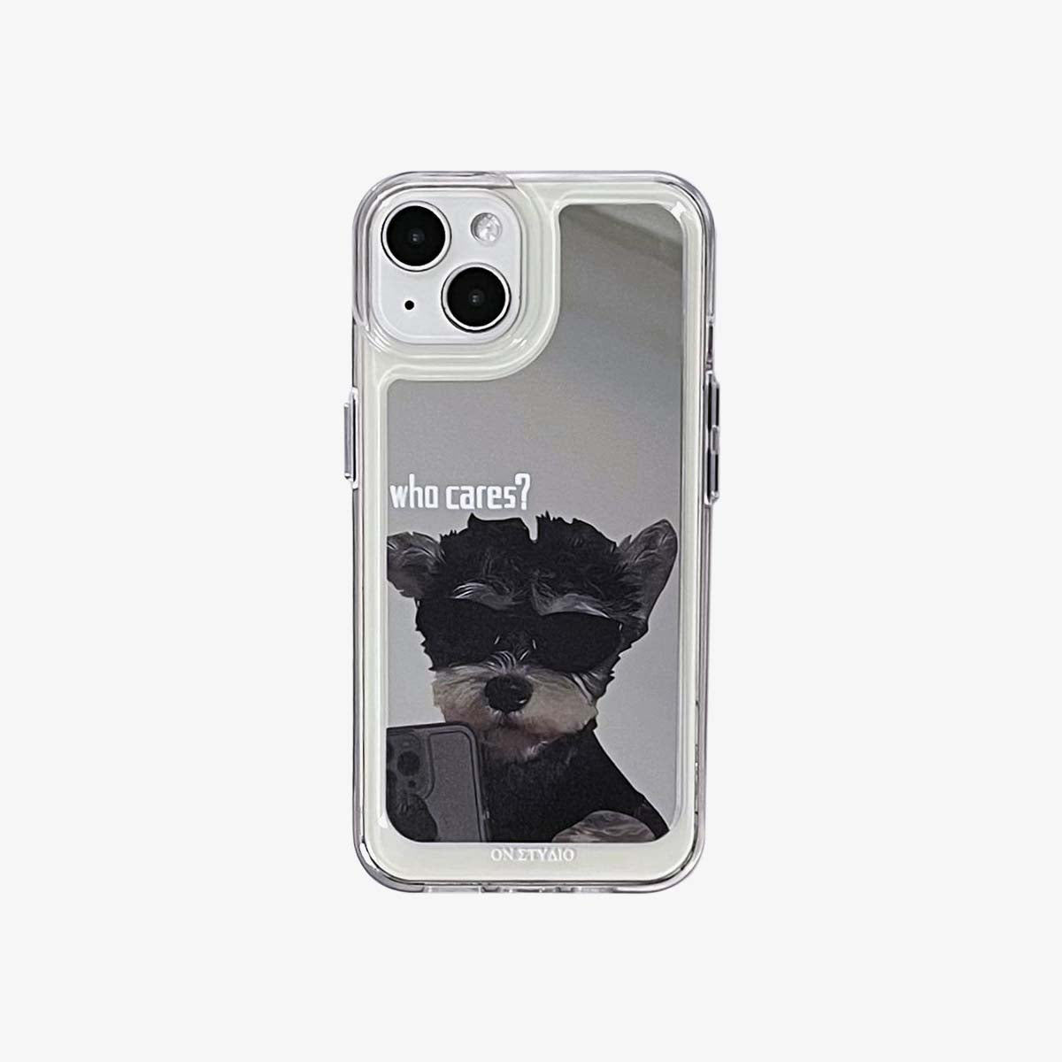Carcasă pentru iPhone oglindă | Câini de cuplu sunt bine (cumpărați 2 și obțineți 50% din unul)
