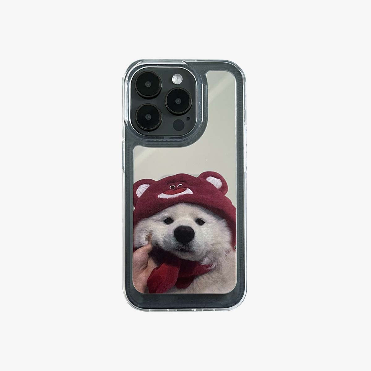 Tükör iPhone tok | Pár kutyák samoyed (vásárolj 2 és 50% -ot kapj le)