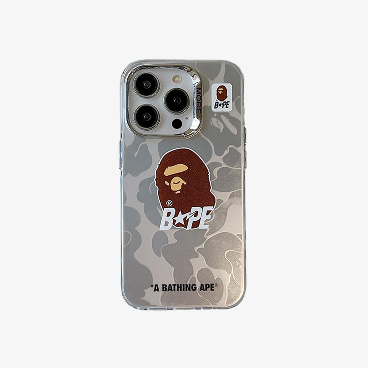 Begrænset iPhone -sag | Ape Silver Camo 2