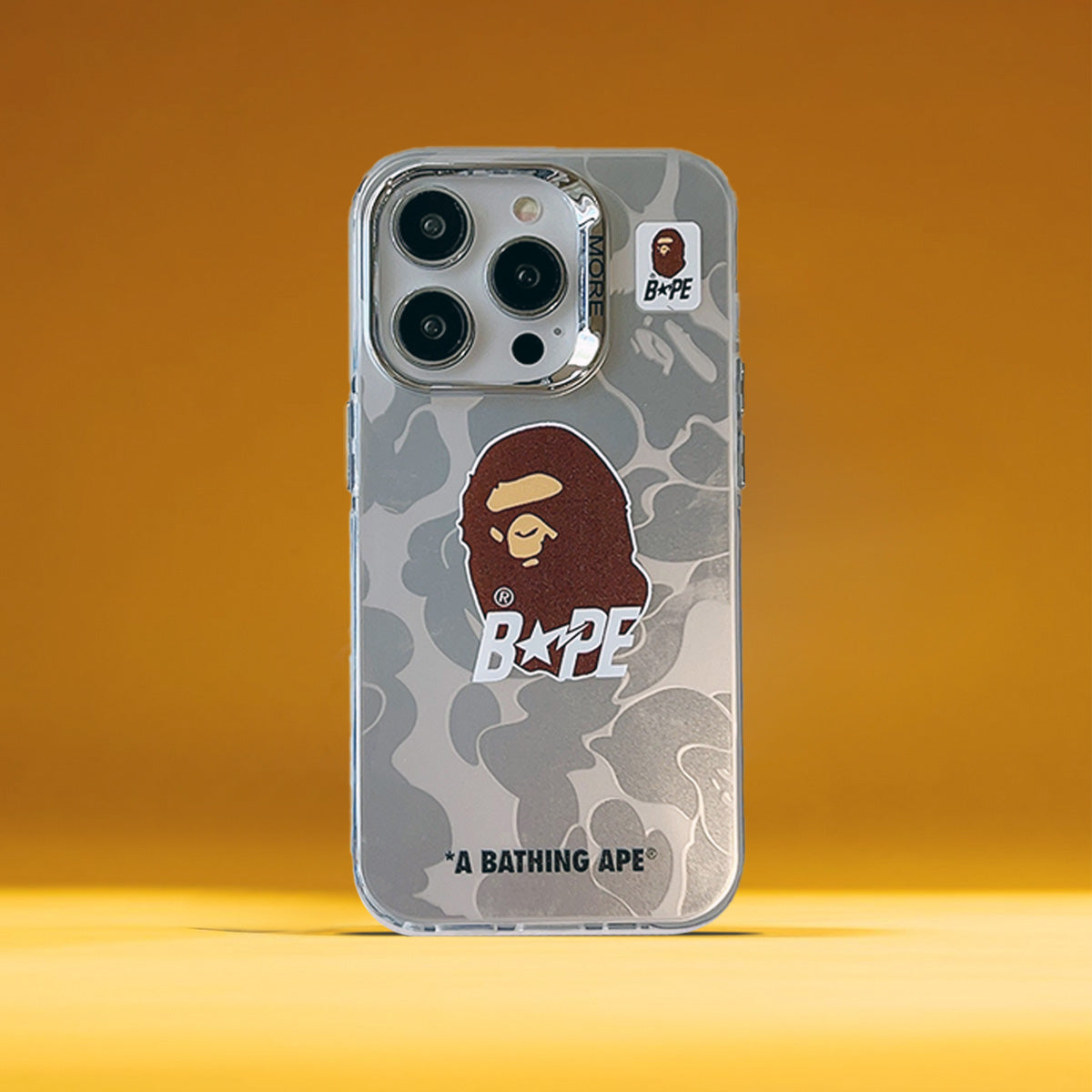 Begrænset iPhone -sag | Ape Silver Camo 2