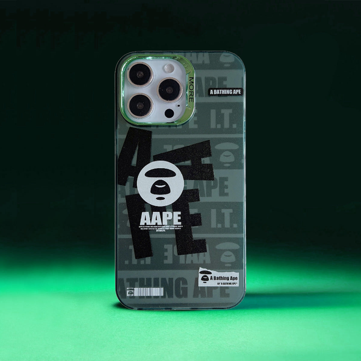 제한된 iPhone 케이스 | Ape Green Letters