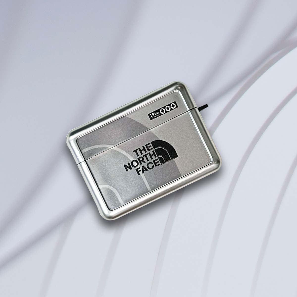 Reflekterende AirPods -sag | TNF sølv