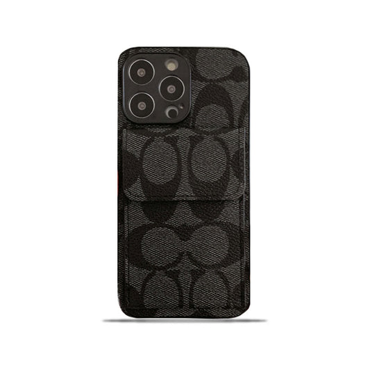 Coach iPhone tok a Wallet Black-HP240513 pénztárcájával