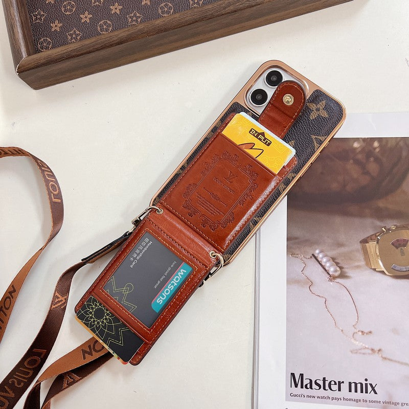 Lou Gold Cover Crossody iPhone tok