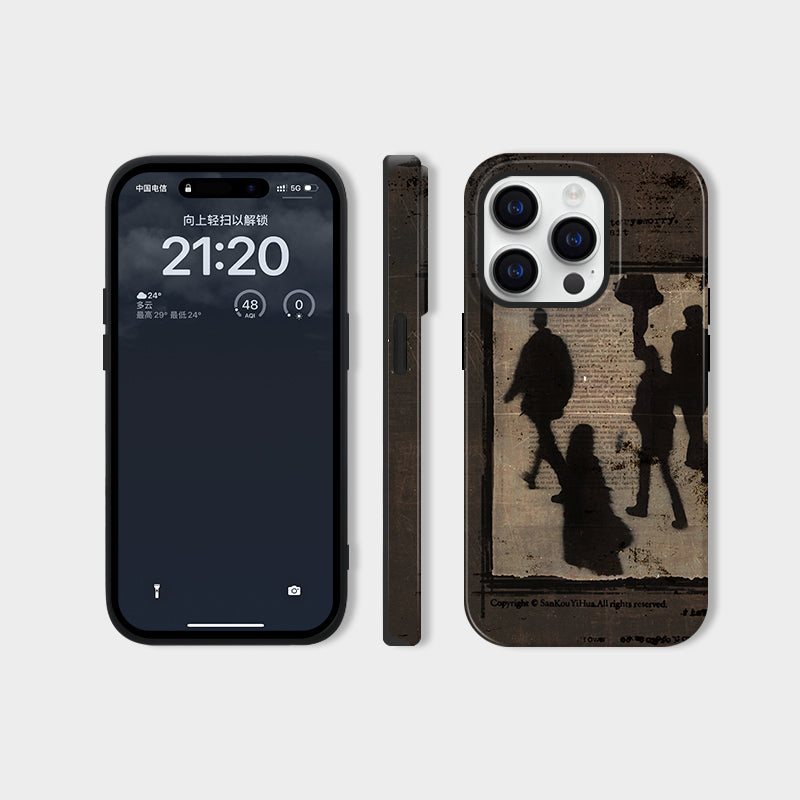 Étui iPhone d'art vintage