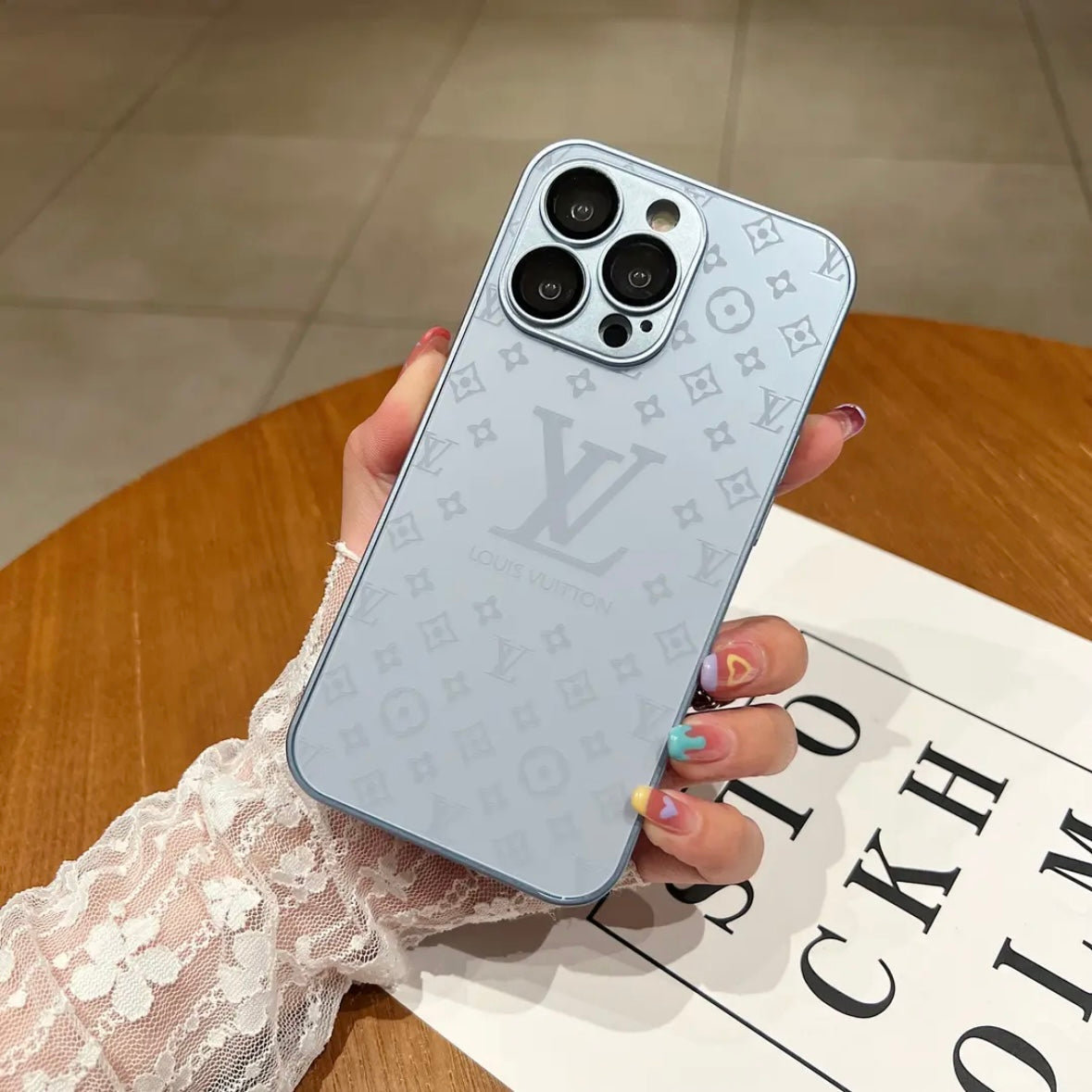 Obudowa luksusowa X mono iPhone | Świecić