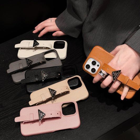 PRA Leder -Handle iPhone Hülle