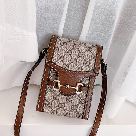 GG Crossbody skinnveske
