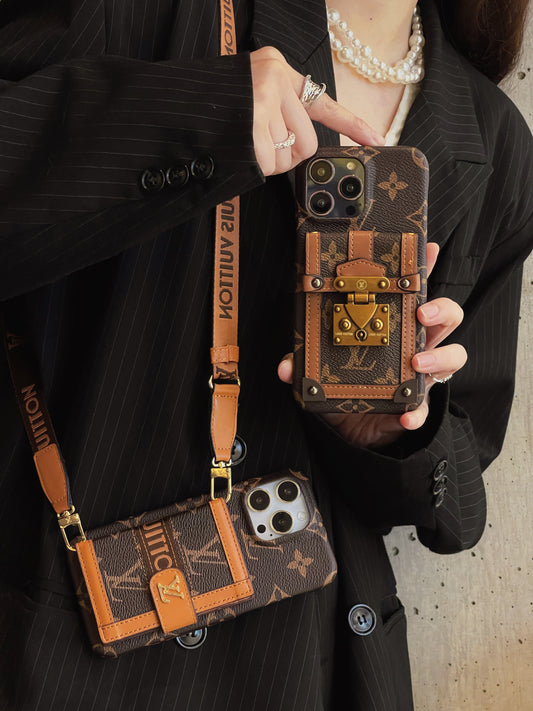 Lou kártya tartó lánc iPhone tok