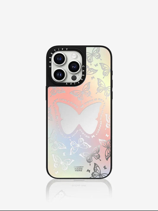 "Casetify" Fantasy Color Butterfly iPhone -sag