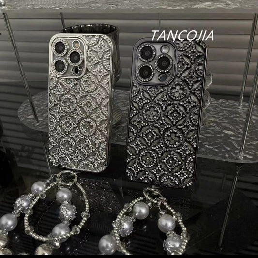 Luxus gyémánt domborított iPhone tok