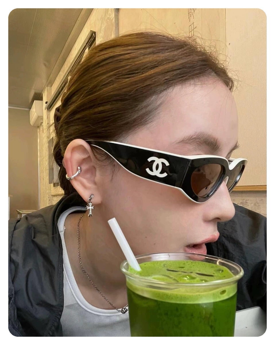 Rectangle Acetate Sunglasses