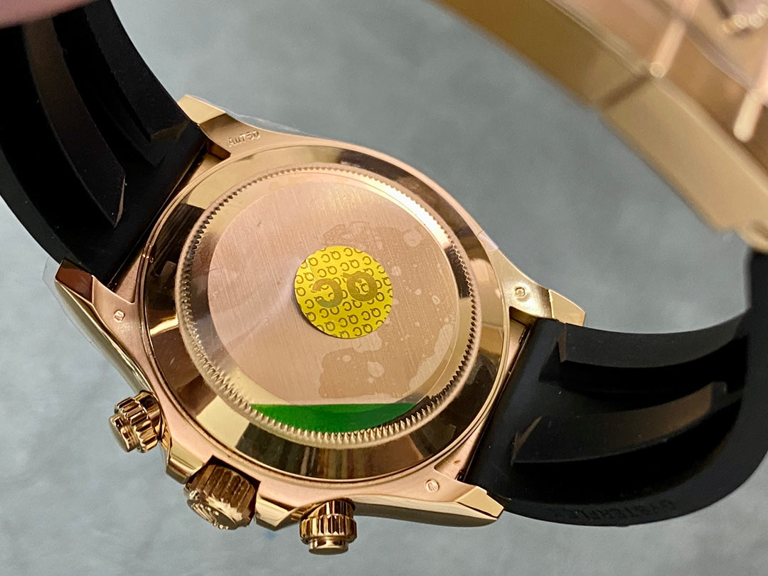 Lyx Chronograph Sportklocka med gummiband