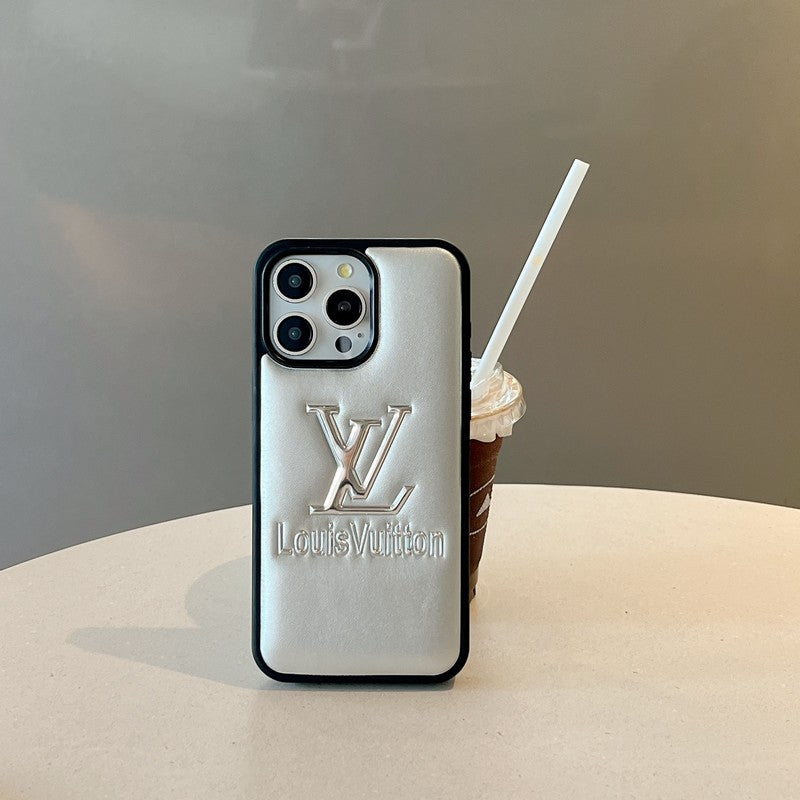Custodia per iPhone Lou in pelle