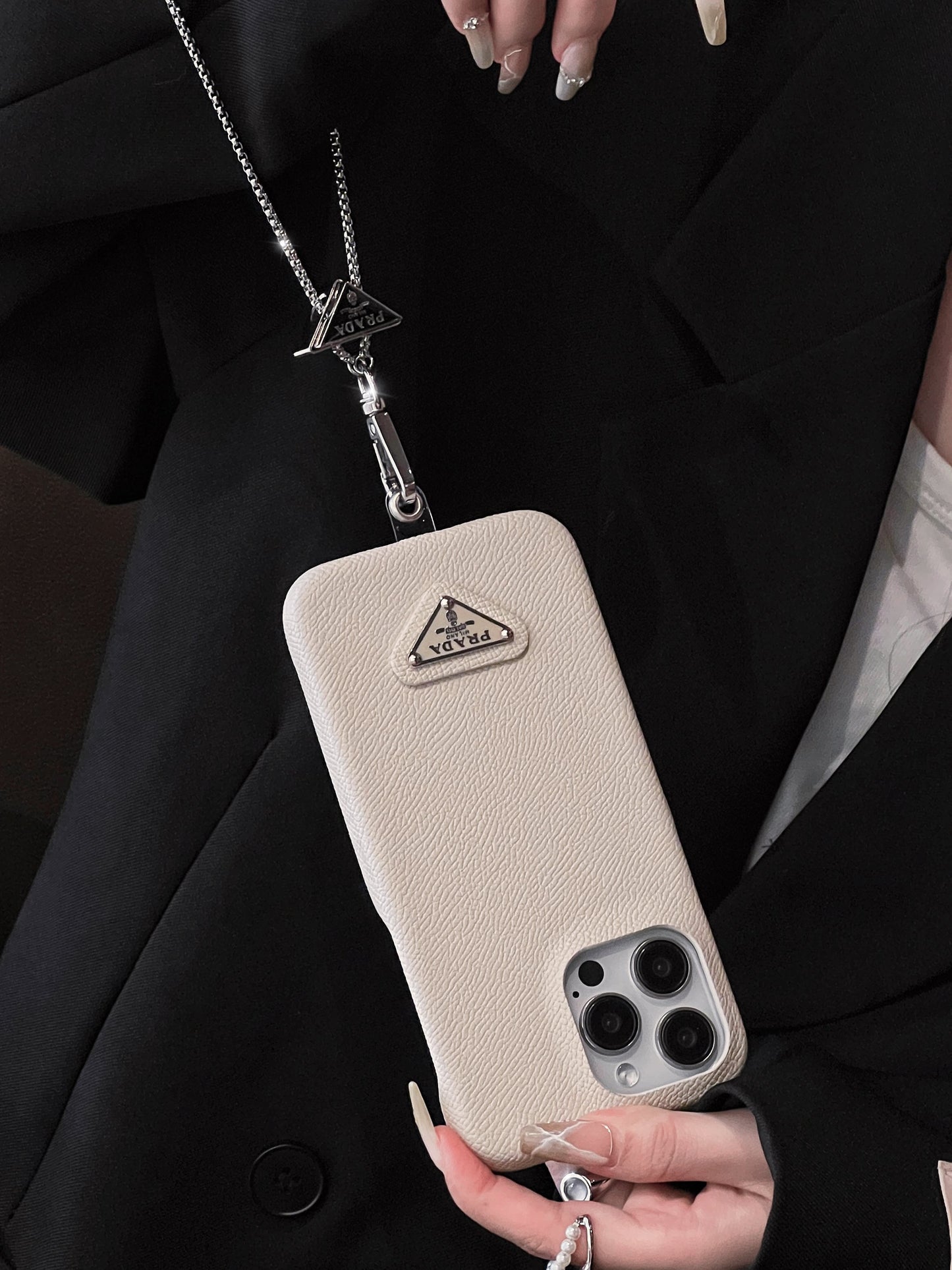 PRA din piele Crossbody iPhone