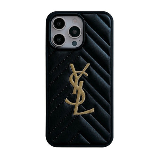 Szent fekete -fehér bőr iPhone tok