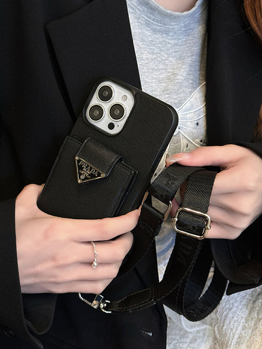 PRA crossbody læder iPhone sag