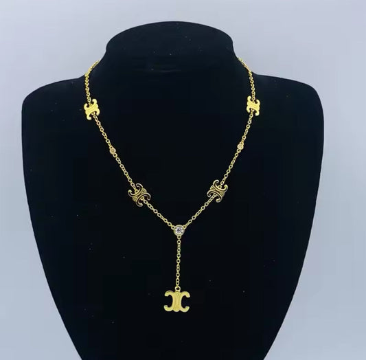 Designer mote halskjede