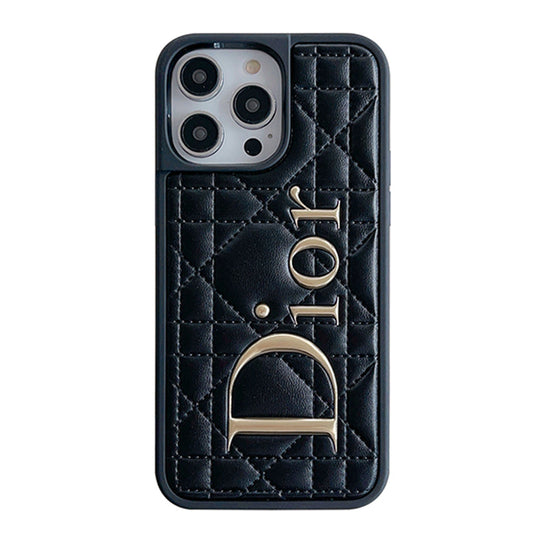 CD arany logó bőr iPhone tok