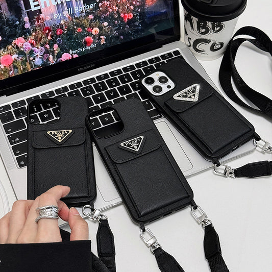 PRA Crossbody bőr iPhone tok