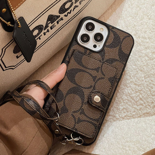COA kártya táska bőrlánc iPhone tok