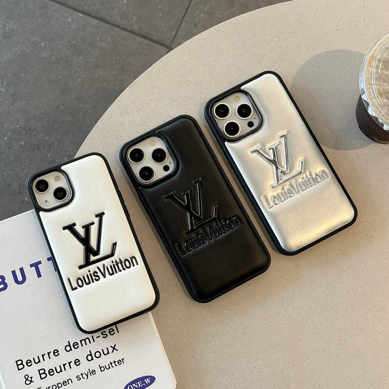 Custodia per iPhone Lou in pelle