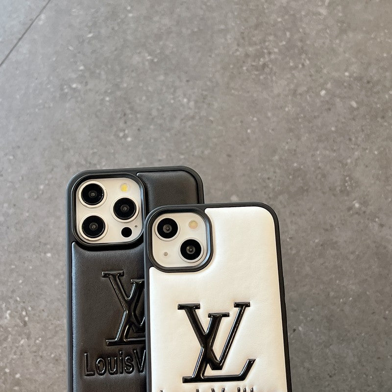 Custodia per iPhone Lou in pelle