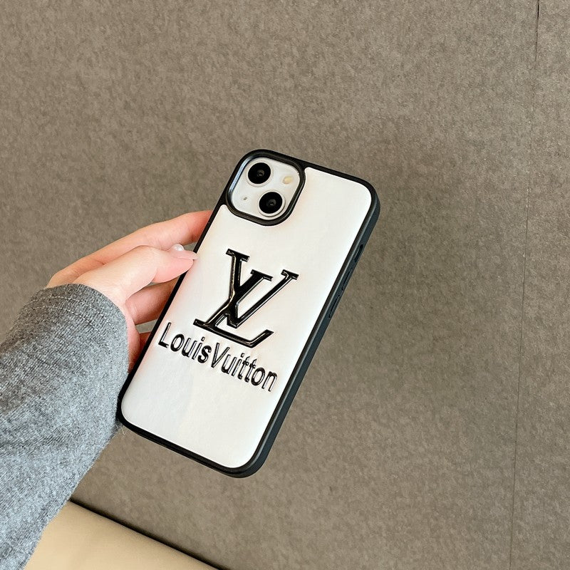 Custodia per iPhone Lou in pelle