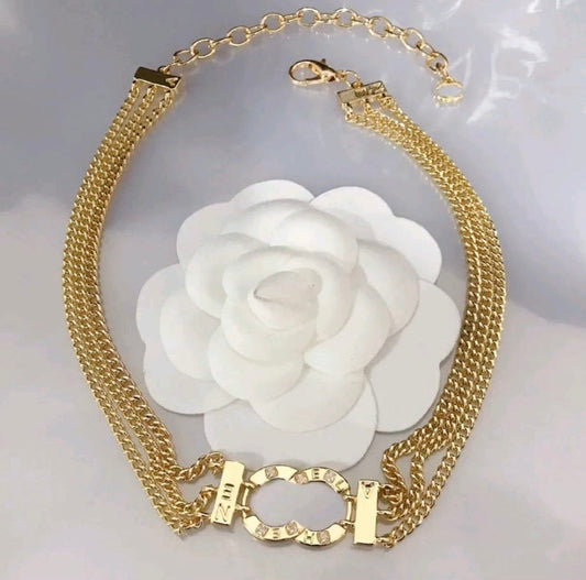 Luksusmerke CC anheng halskjede choker
