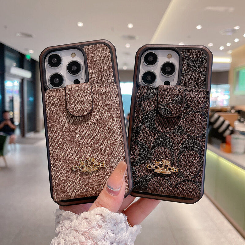 Custodia per iPhone Coach con portafoglio -LBK241416