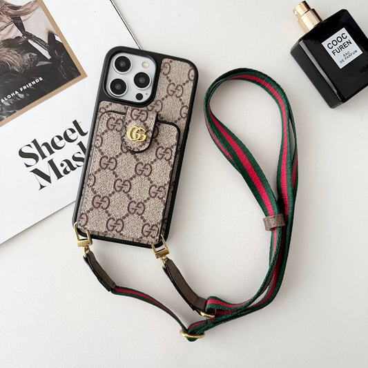 GG -kortpose CrossBody Chain iPhone -sag